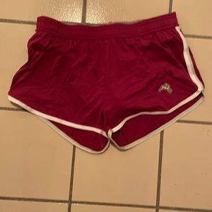 Burgundy Tracksmith shorts size s